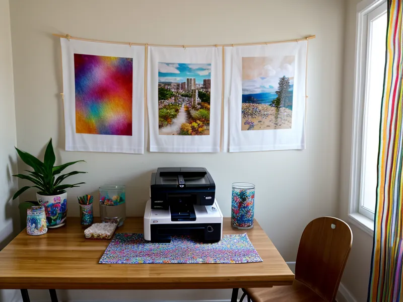 Tanques de tinta CMYK y blanca de mi impresora DTF casera, la base de cada ajuste de color que hago en casa