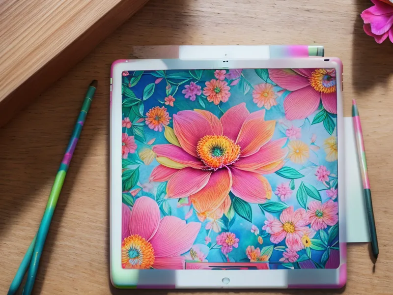 Diseño para DTF creado en Procreate junto a las hojas de transfer ya impresas, listas para el cuero sintético