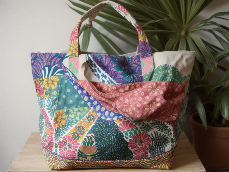 Bolsa de tela con estampado DTF terminado en acabado mate, ejemplo de regalo personalizado