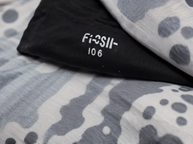 Detalle de una fuente extra bold agrietada sobre una playera tras el prensado DTF